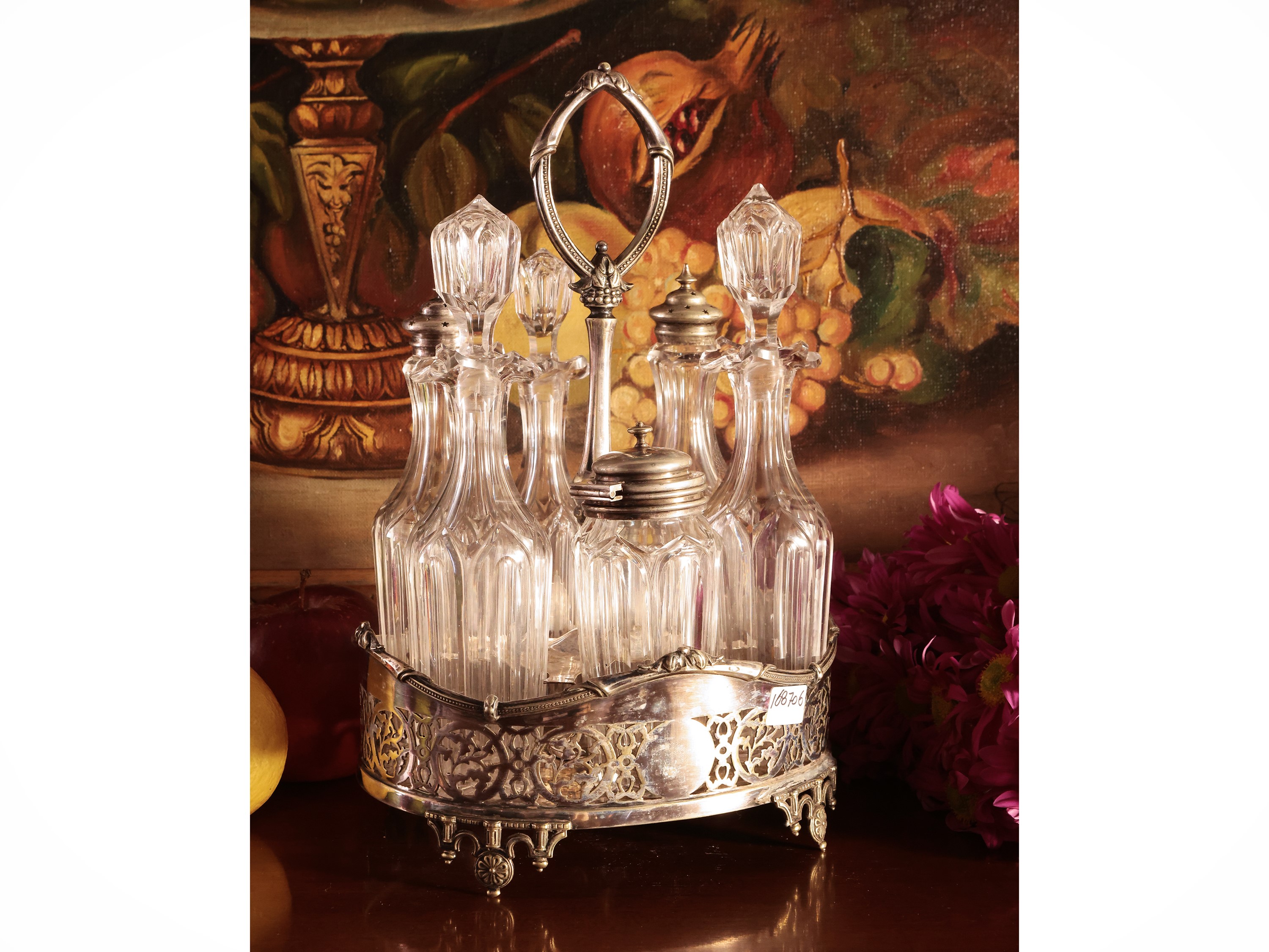 Cruet in Metallo Argentato