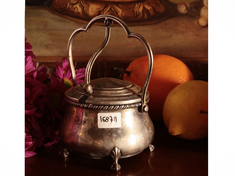 Formaggiera in argento