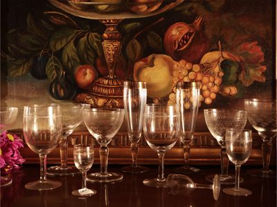 Assortimento di Bicchieri in Cristallo per Aperitivi
