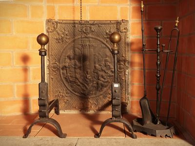 Set per Camino in Ferro Battuto