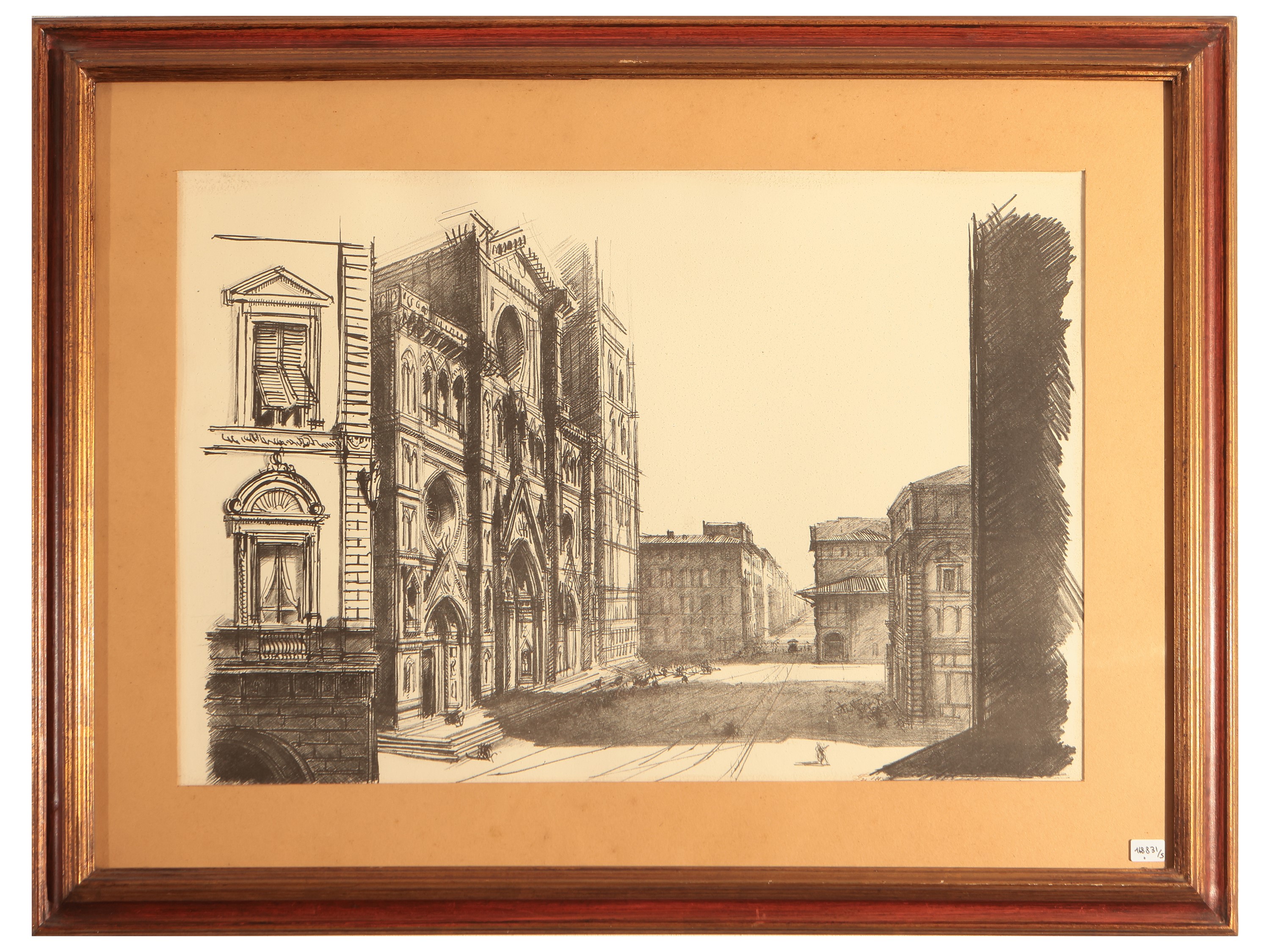 Luciano Guarnieri - Serie di Cinque Litografie dalla Serie "firenze 4 Novembre 1966"