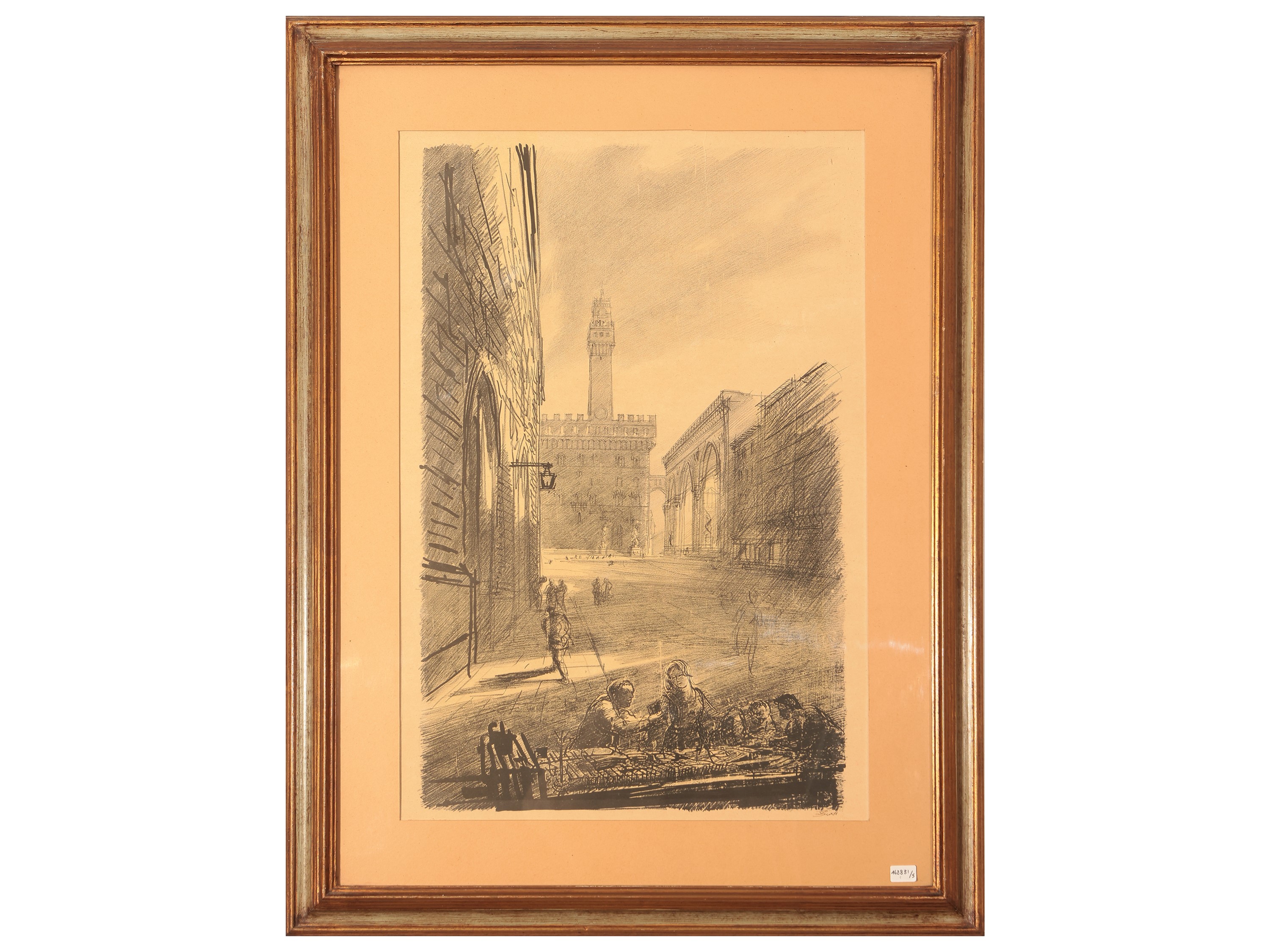 Luciano Guarnieri - Serie di Cinque Litografie dalla Serie "firenze 4 Novembre 1966"