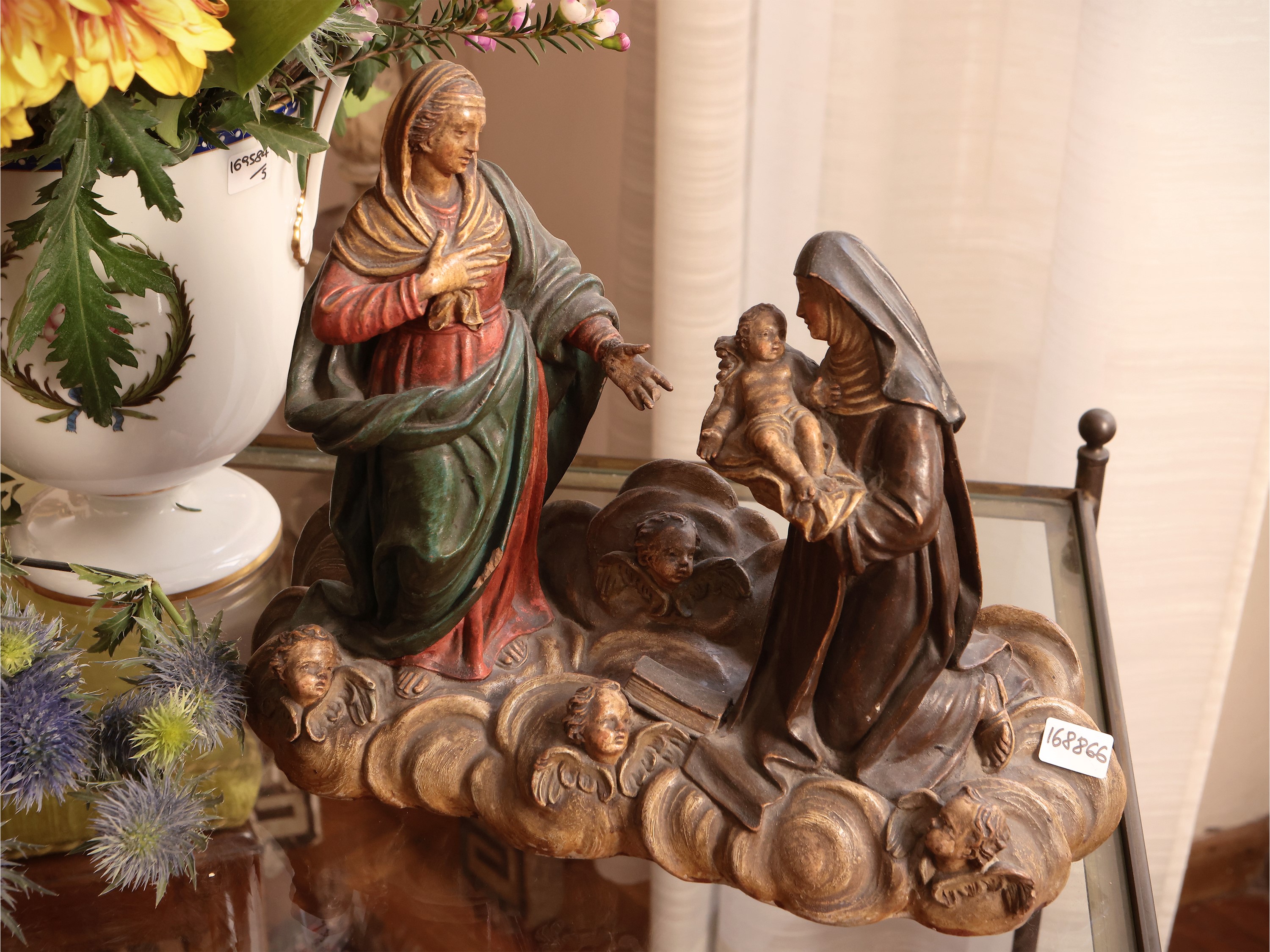 La vergine Maria con Santa Monica e Gesù Bambino