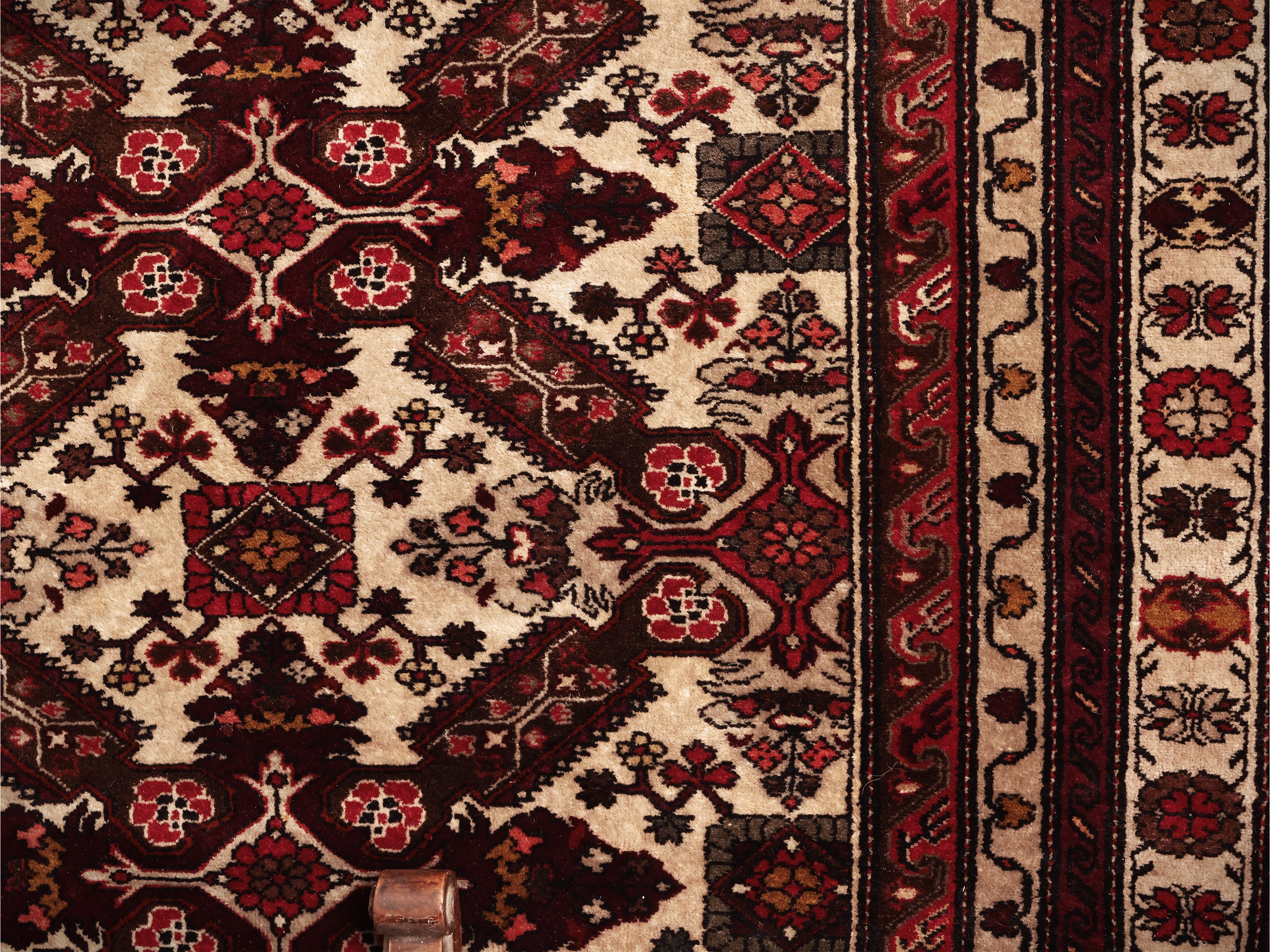 Tappeto Caucasico Shirwan, Daghestan, vecchia manifattura, cm 375x223