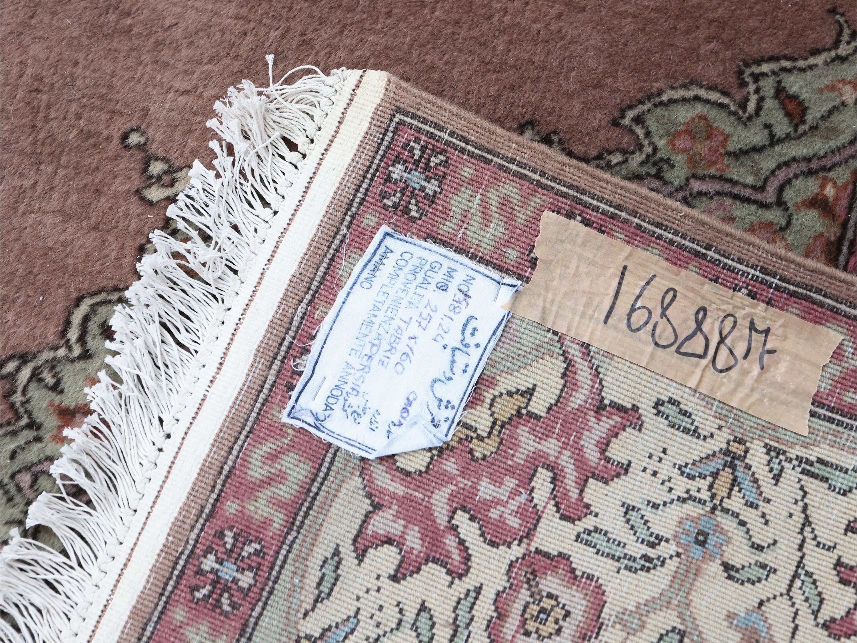 Tappeto Persiano Tabriz di Vecchia Manifattura