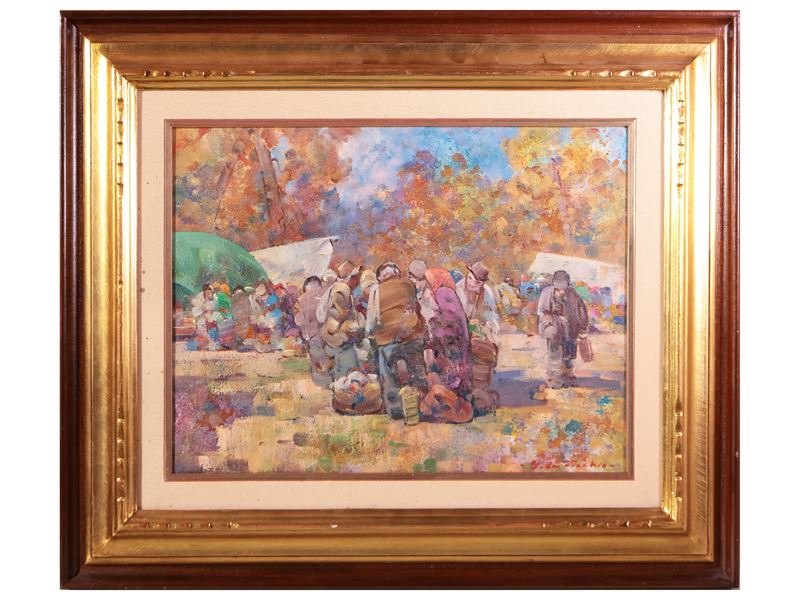 Mercato nel piazzale