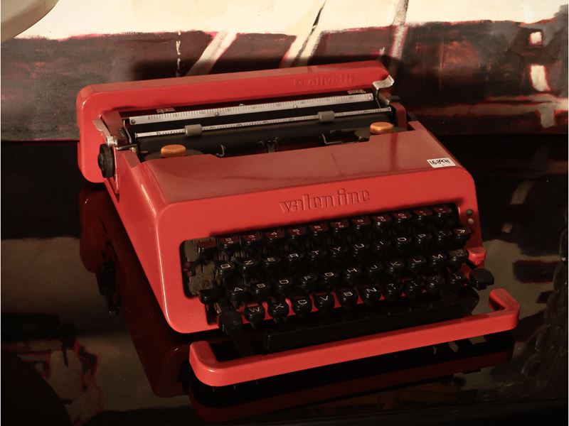 Macchina da Scrivere Valentine, Ettore Sottsass per Olivetti