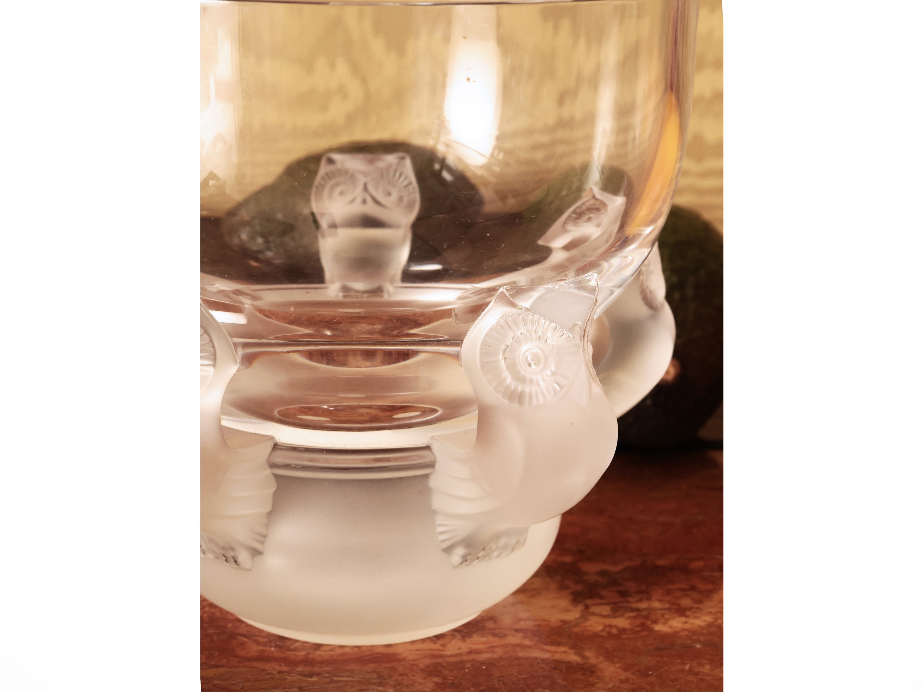 Vaso Hiboux in cristallo, Lalique