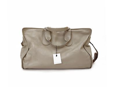 Gherardini - Borsa da Viaggio in Pelle Color Riso