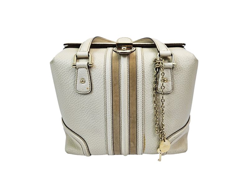 Gucci - Bauletto "treasure" in Pelle Color Riso