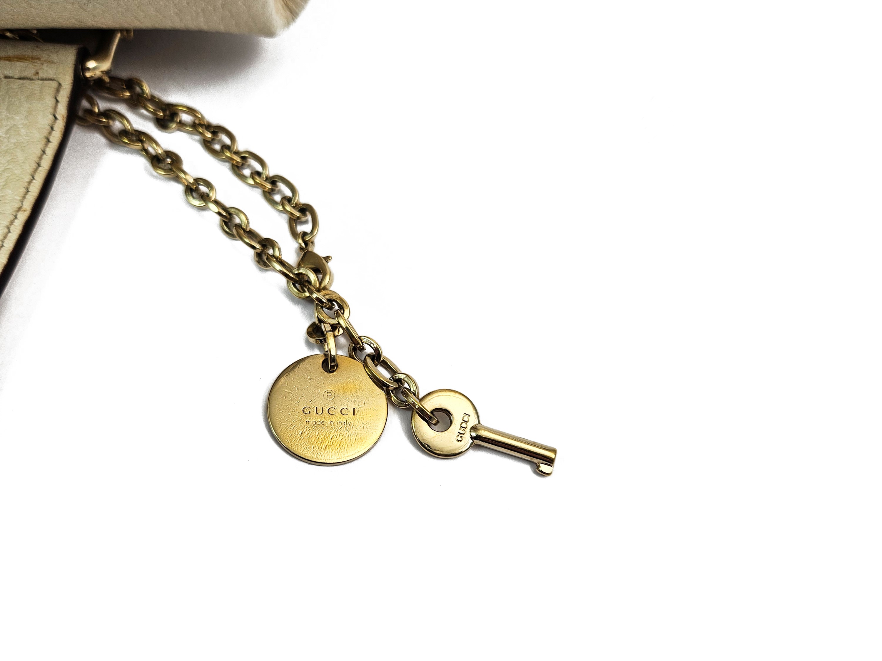 Gucci - Bauletto "treasure" in Pelle Color Riso