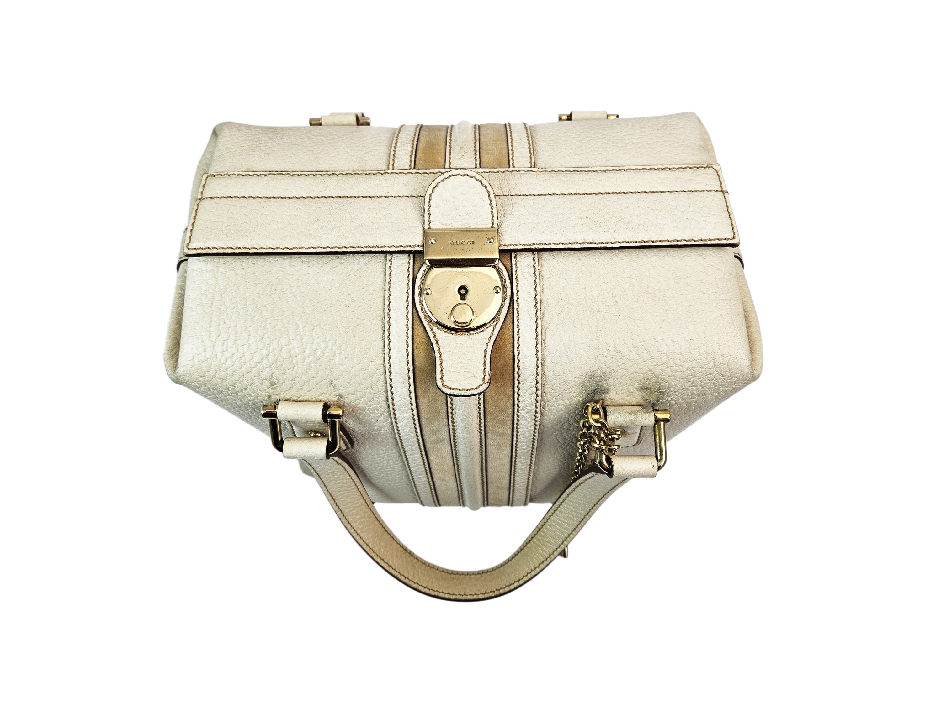 Gucci - Bauletto "treasure" in Pelle Color Riso