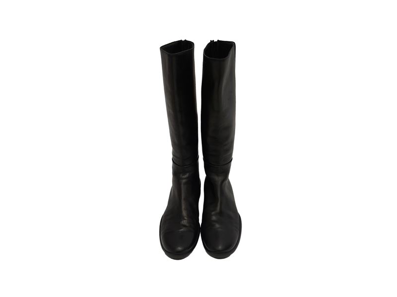 Prada - Stivali in Pelle Nera