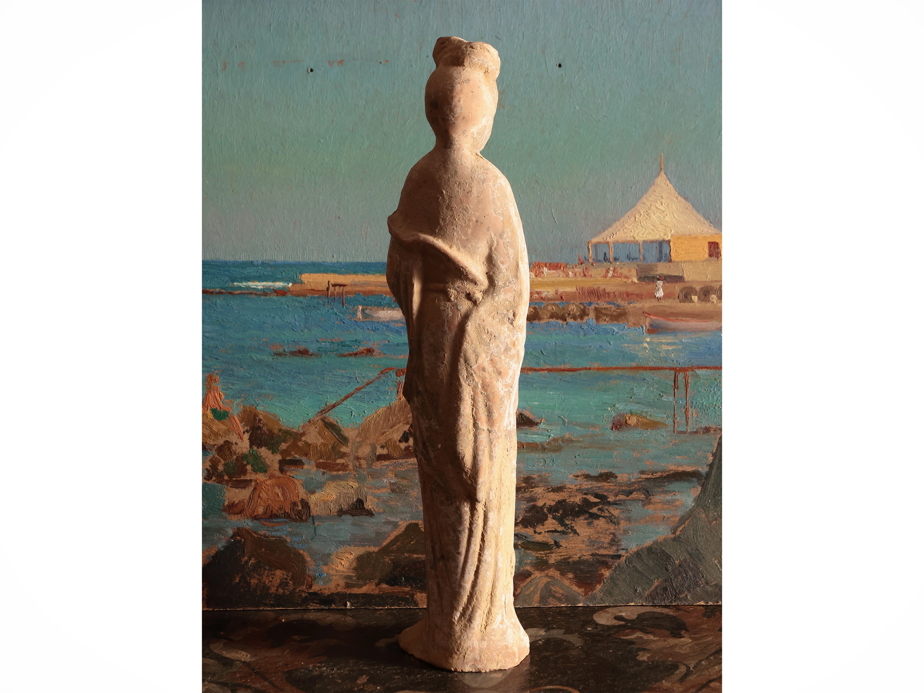 Figura Femminile in Terracotta