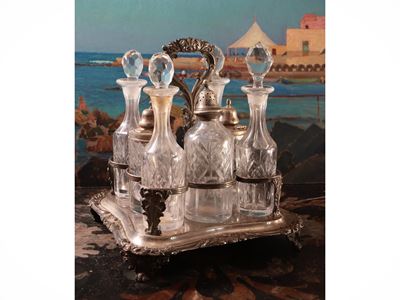 Grande Cruet in Metallo Argentato