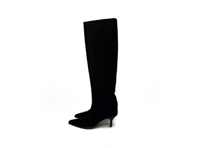 Gucci - Stivali in Suede Nero