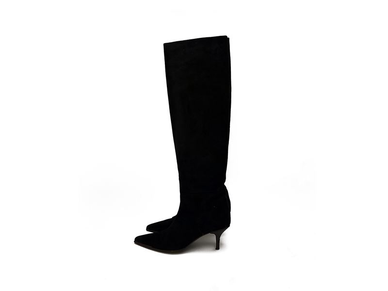 Gucci - Stivali in Suede Nero