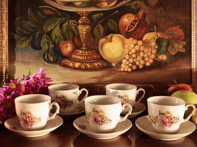 Serie di Tazzine da Caffè in Porcellana, Ginori