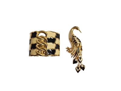 Lotto di Bijoux in Metallo Golden Tone