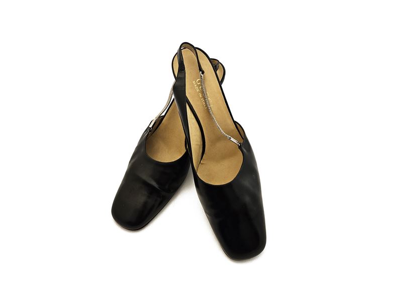 Gucci - Decolleté in Vitello Spazzolato Nero