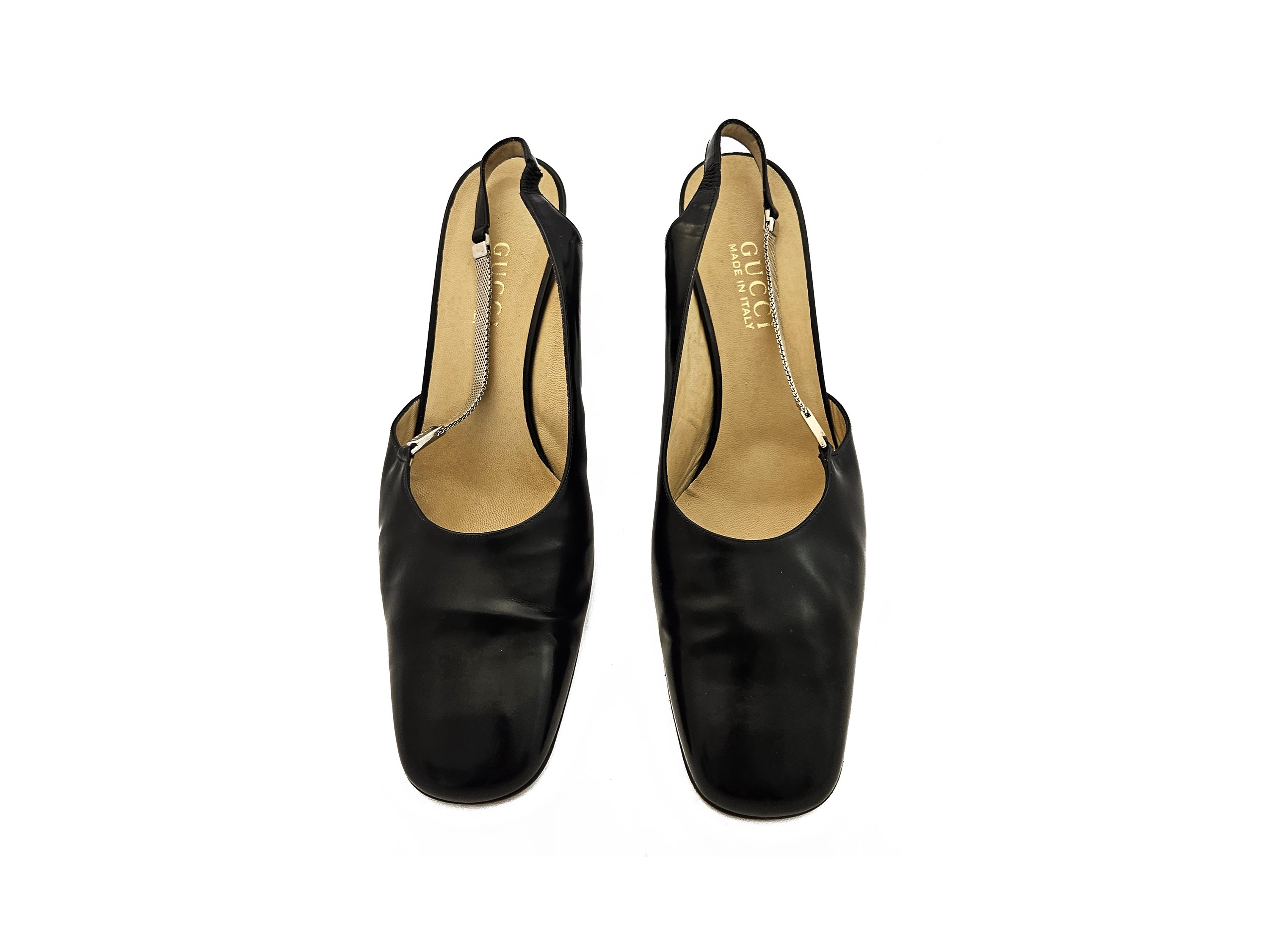 Gucci - Decolleté in Vitello Spazzolato Nero