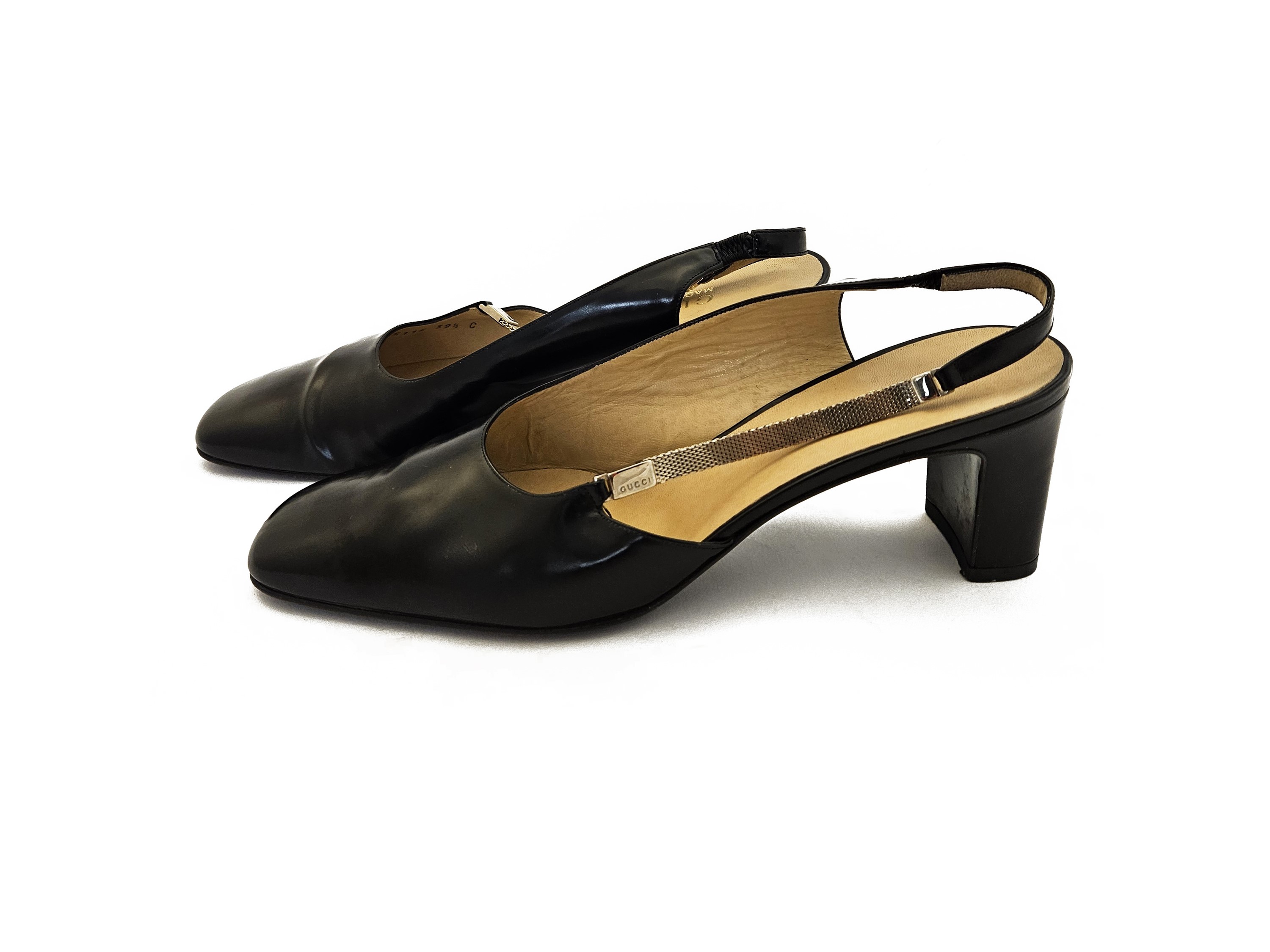 Gucci - Decolleté in Vitello Spazzolato Nero