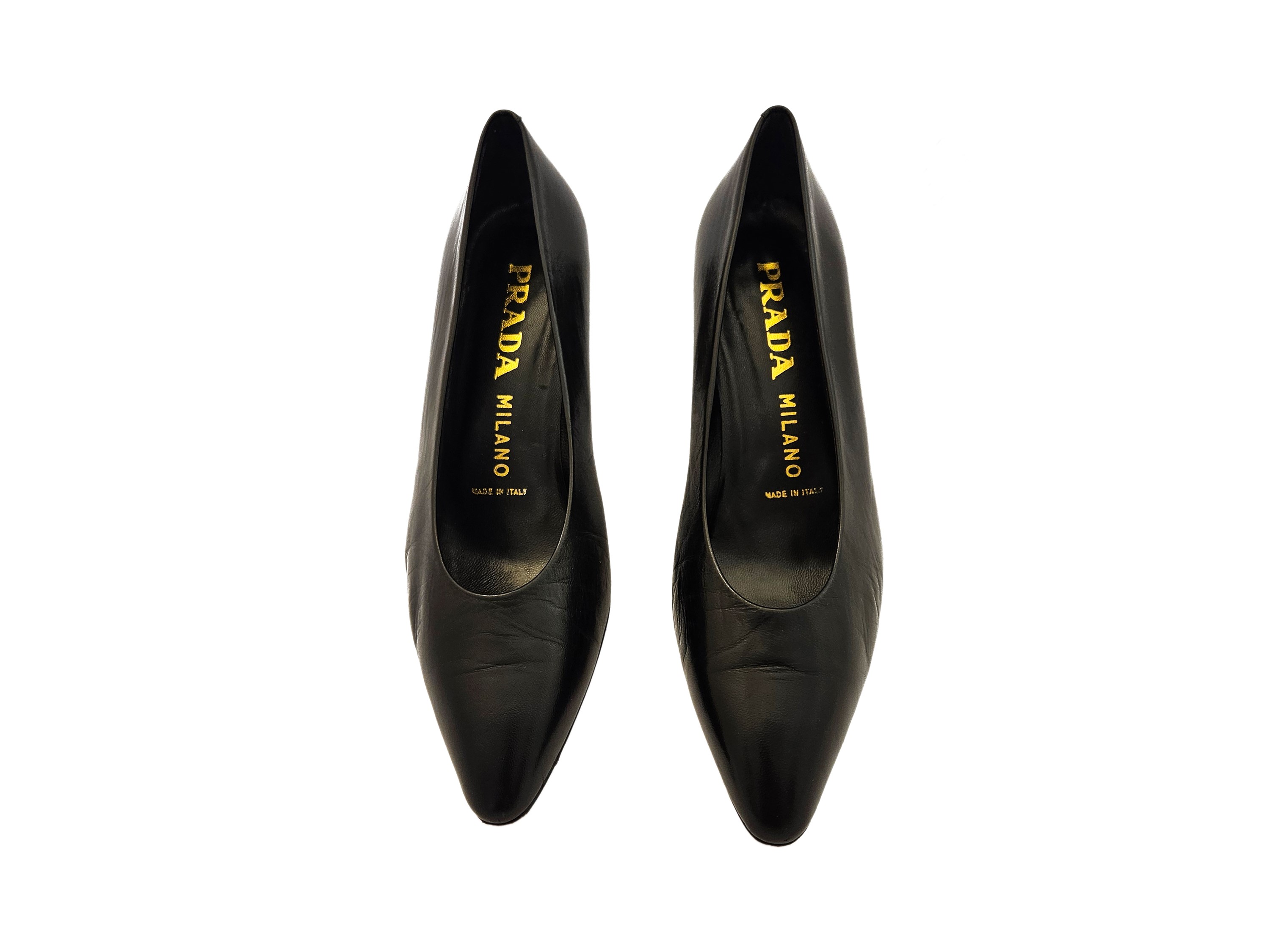 Prada - Decolleté in Capretto Nero