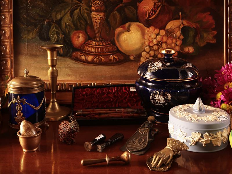 Curiosità da scrivania d'epoca