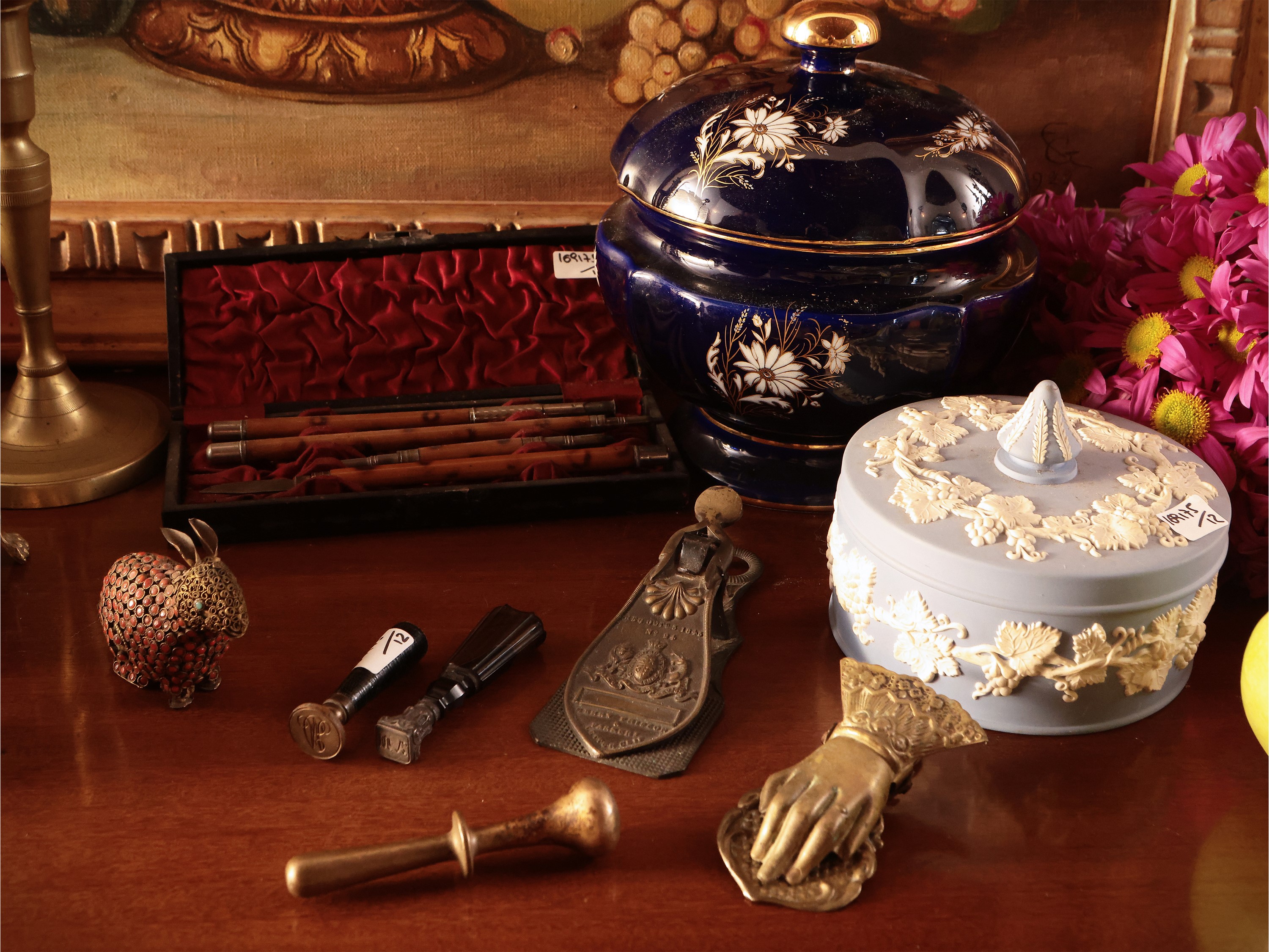 Curiosità da scrivania d'epoca