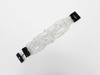 Bracciale in Cristallo di Rocca e Acquemarine
