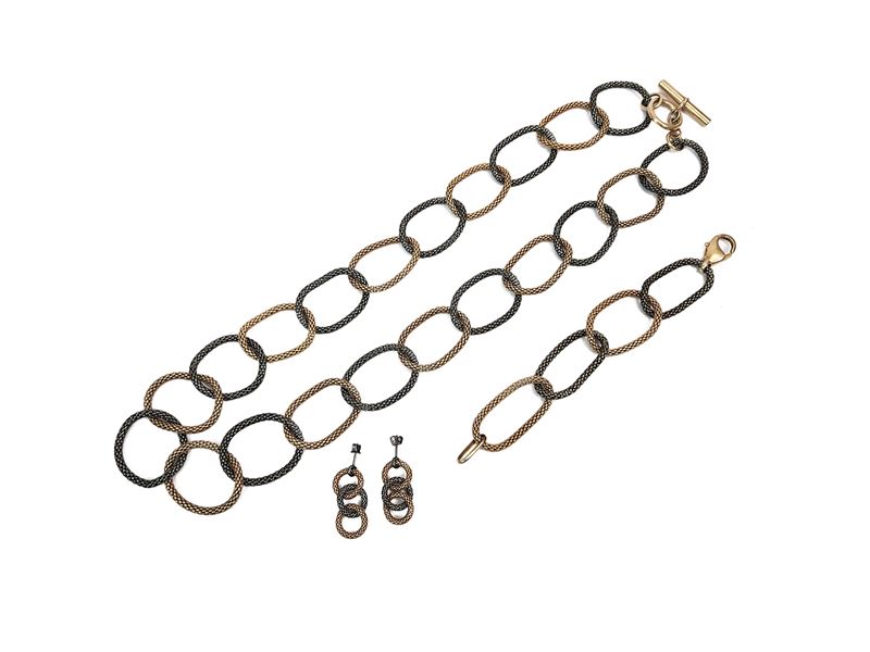 Parure Collana, Bracciale e Orecchini
