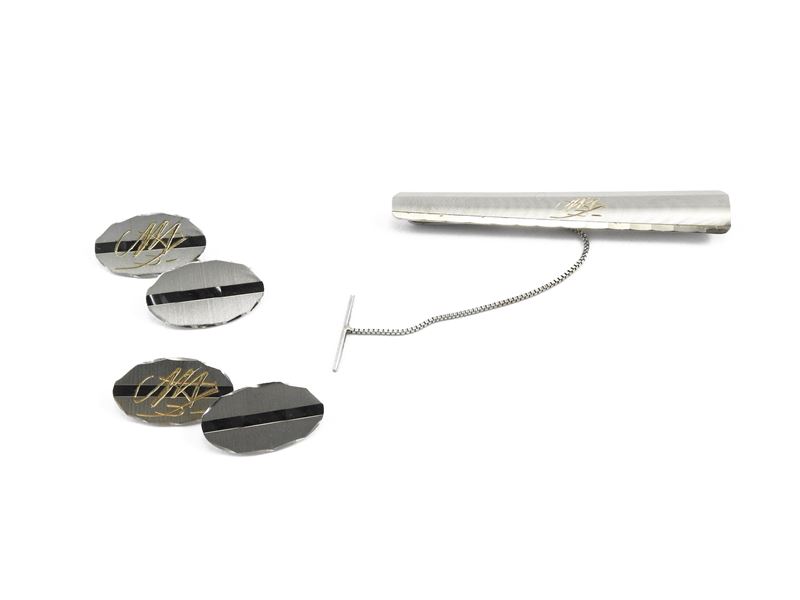 Set in oro bianco appartenuto a Pietro Annigoni