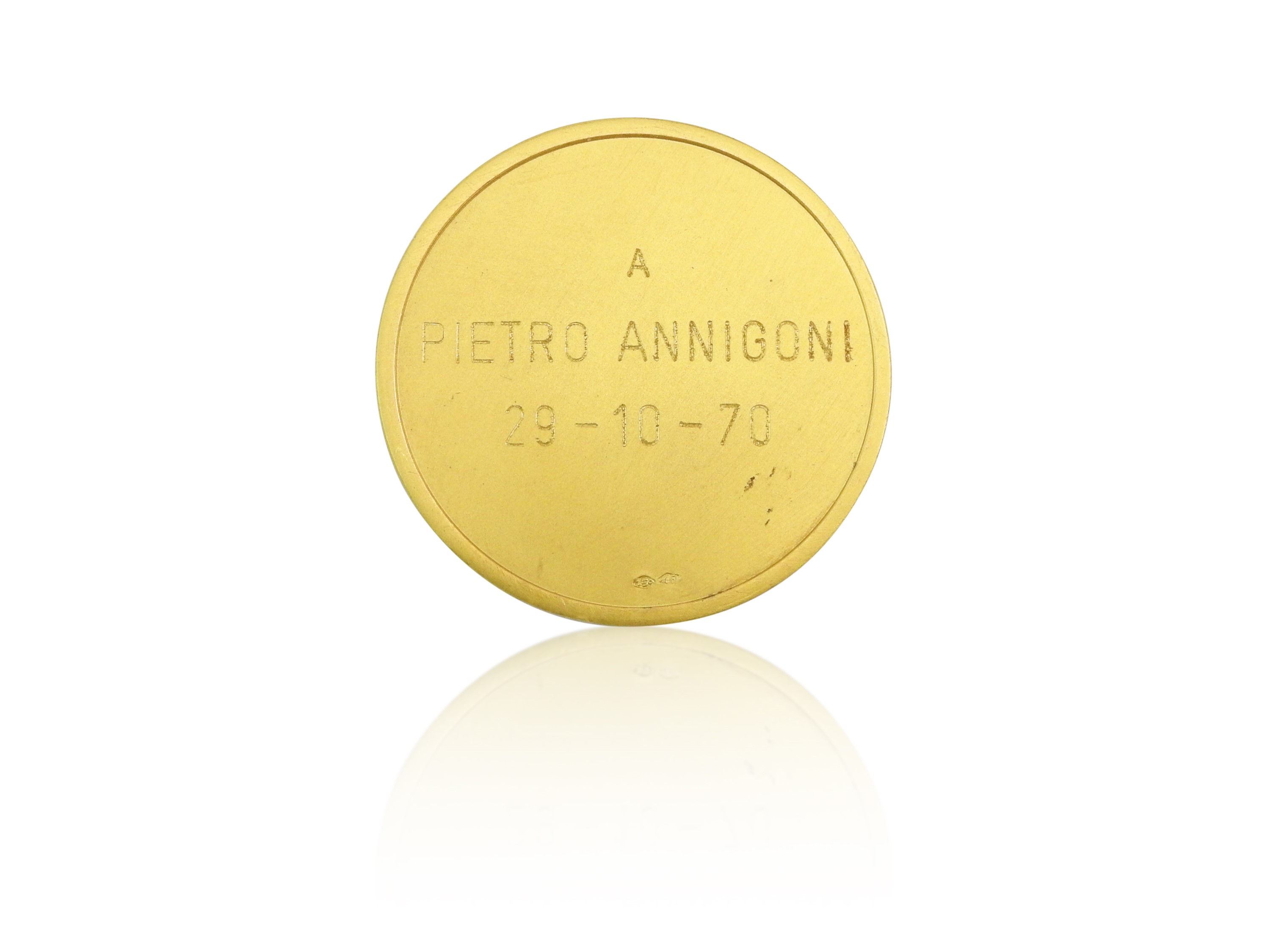 Medaglia in oro giallo a Pietro Annigoni