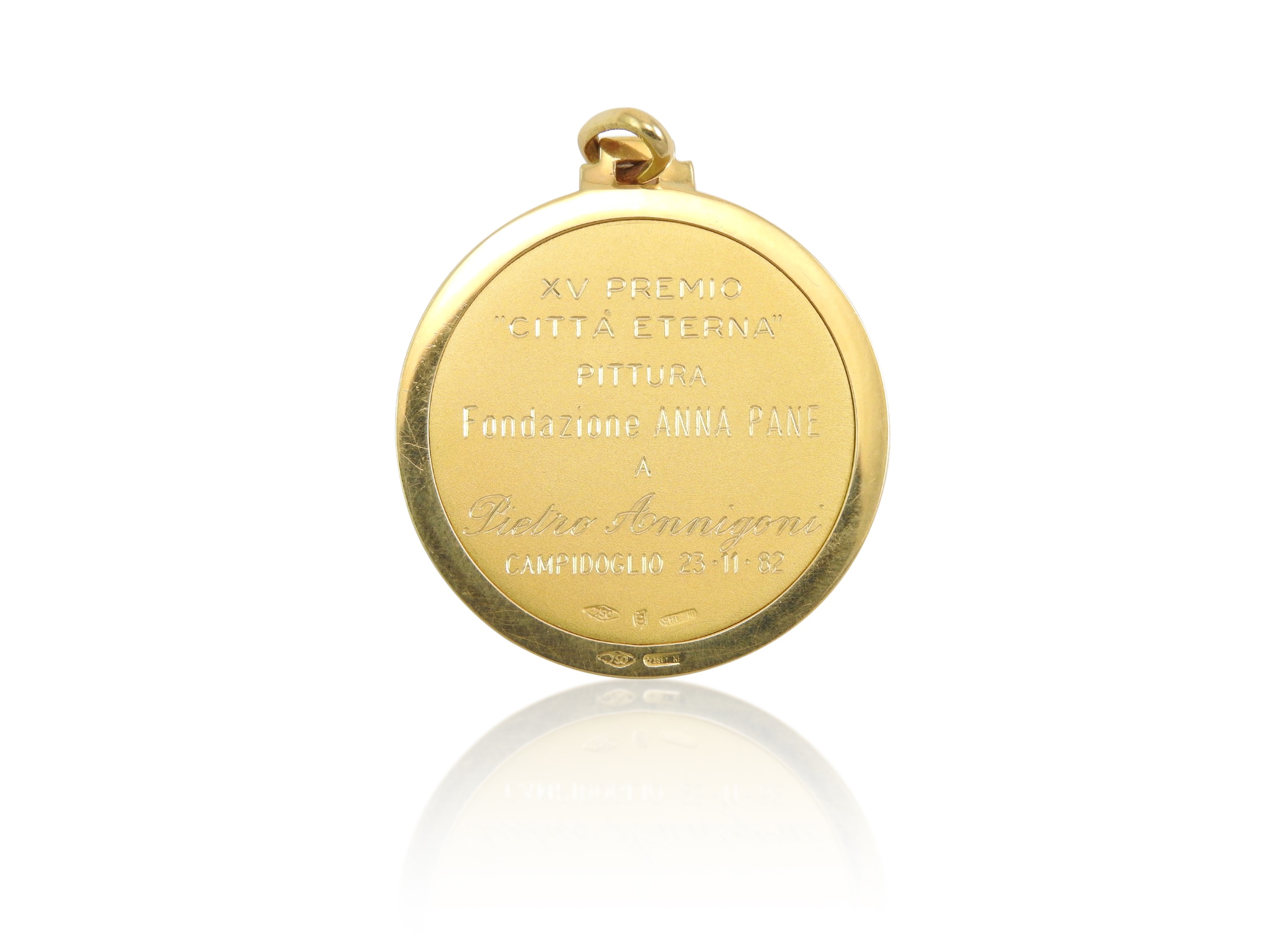 Medaglia in oro giallo a Pietro Annigoni