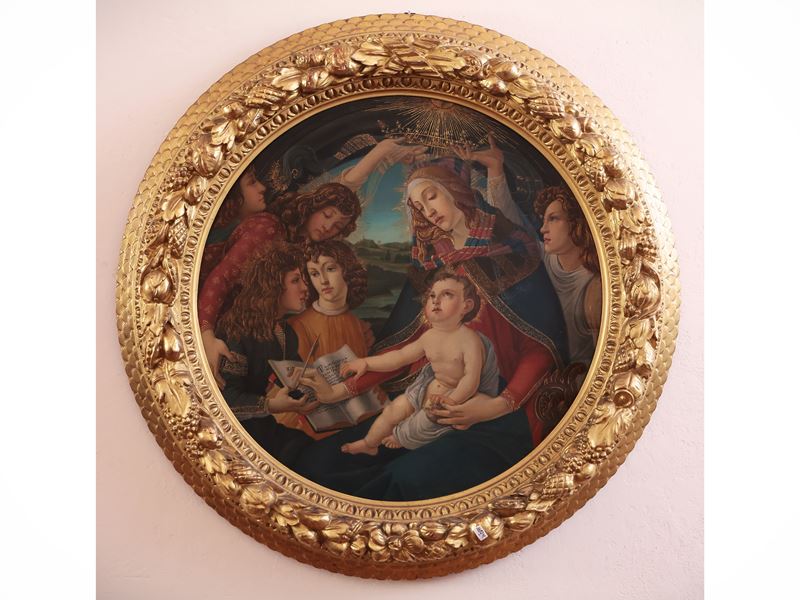 Vittorio Pozzi - Da Sandro Botticelli, Madonna del Magnificat