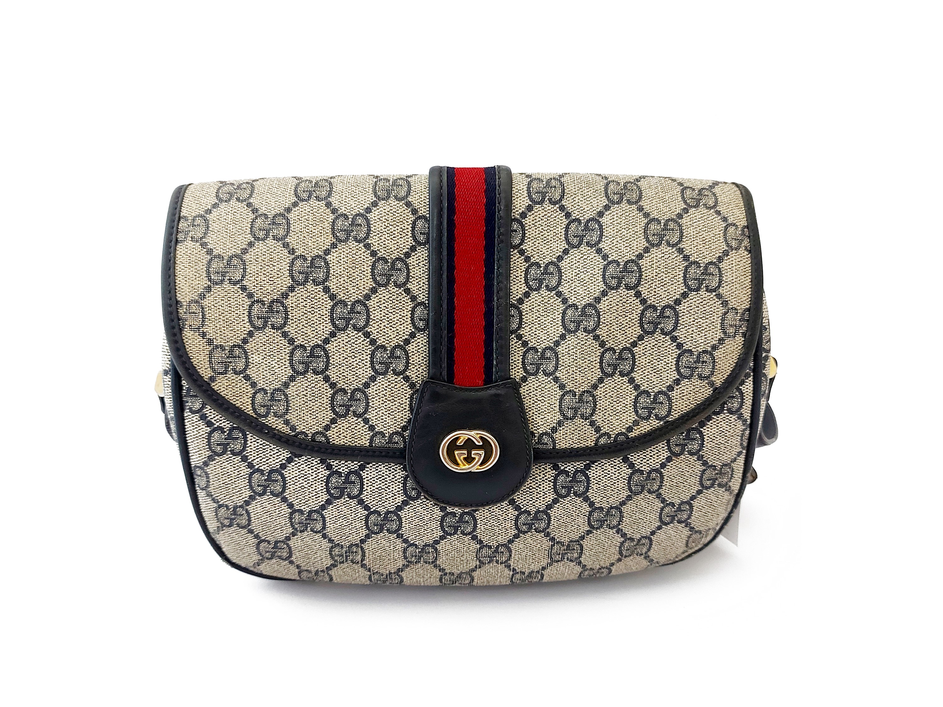 Gucci - Borsa a Tracolla in Tela Monogram Gg Blu
