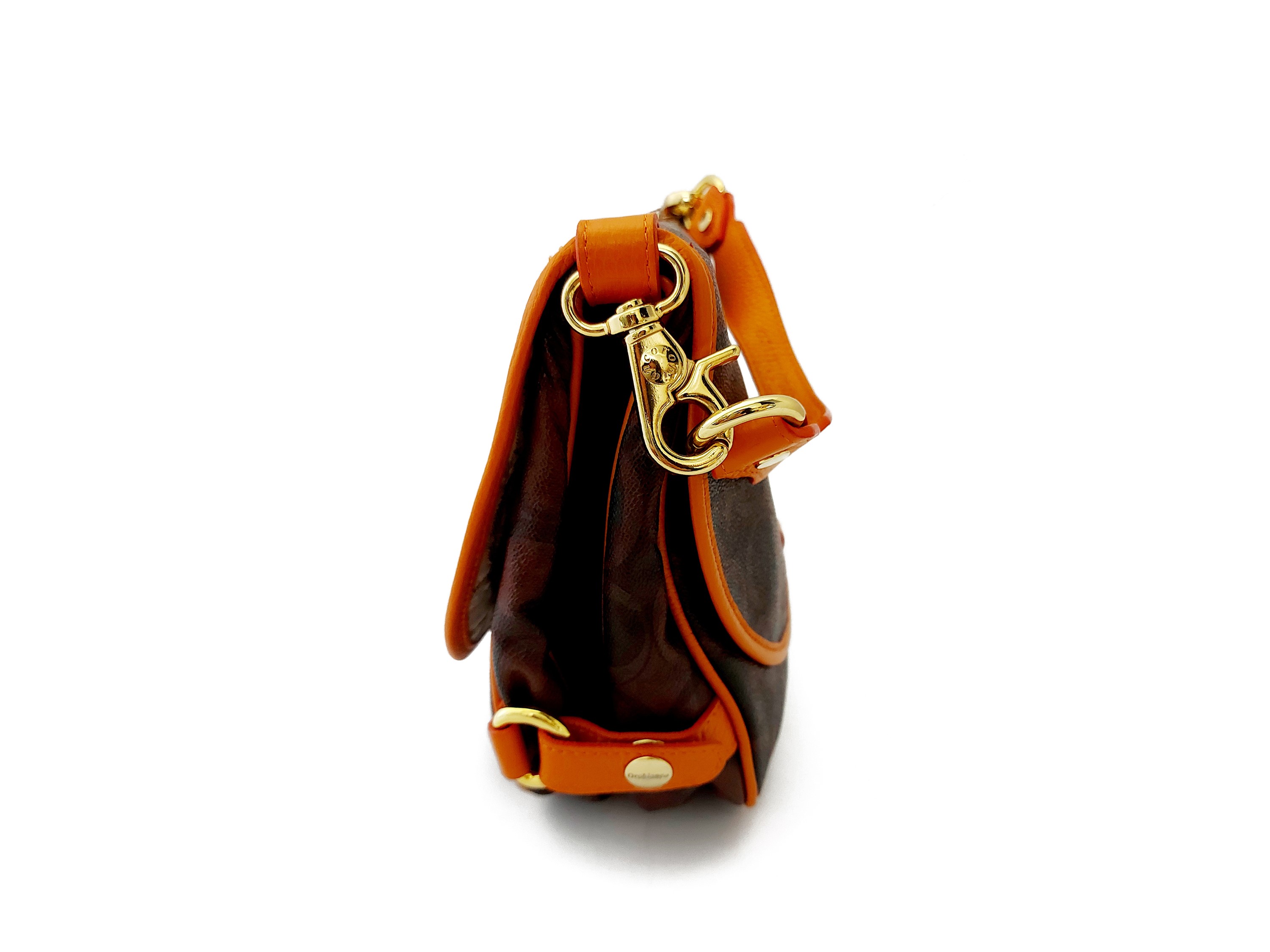 Orobianco - Borsa a Spalla Fantasia Bordeaux e Nera