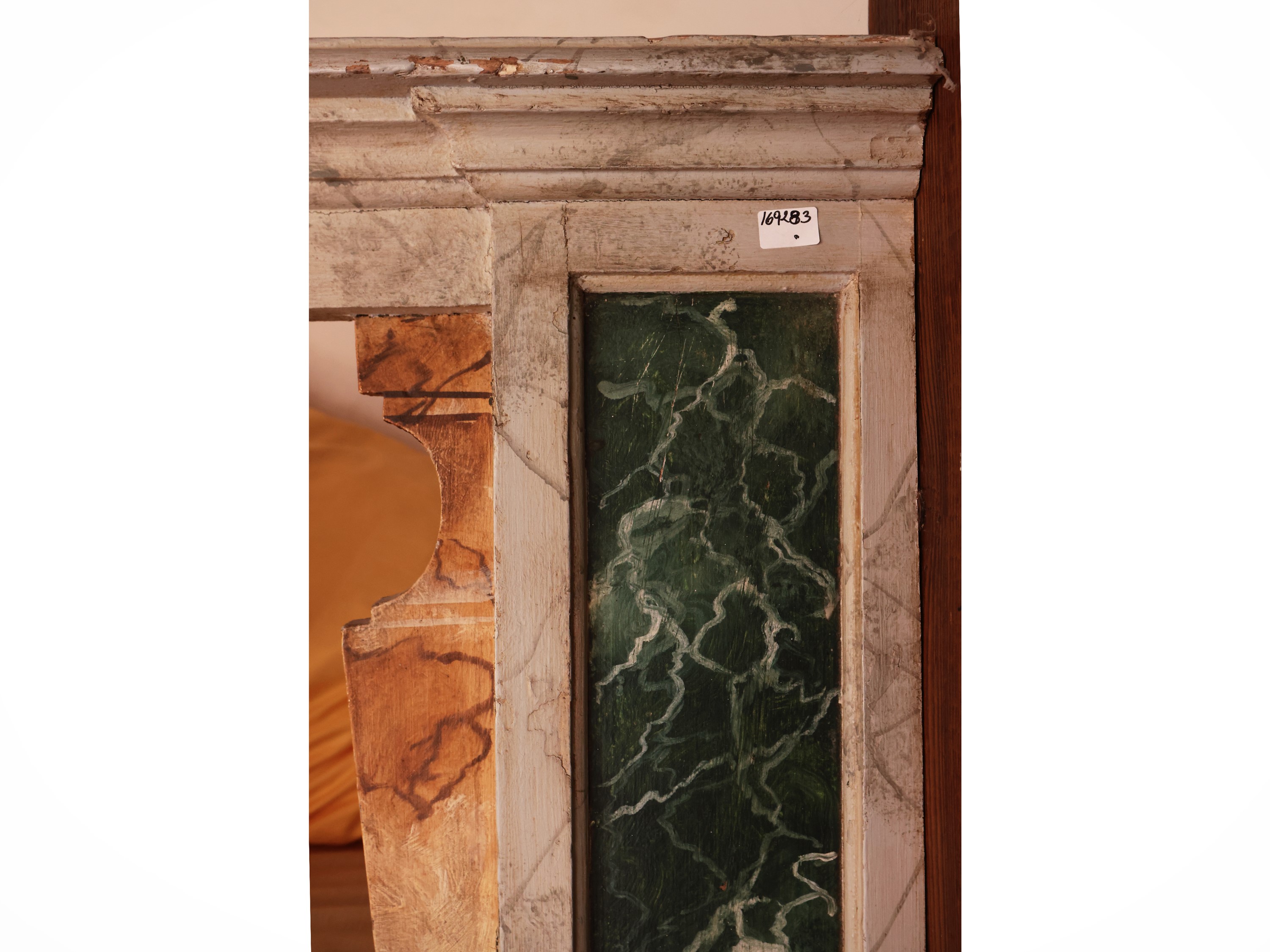 Balaustra Ad Angolo in Legno Laccato