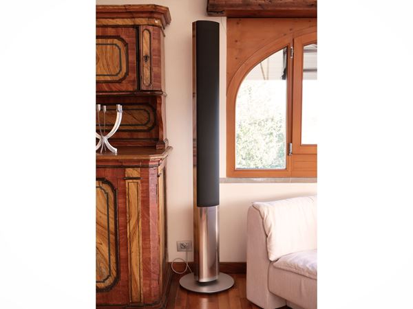 Due altoparlanti stereo Beolab 1 Silver, Jacob Jansen per Bang & Olufsen
