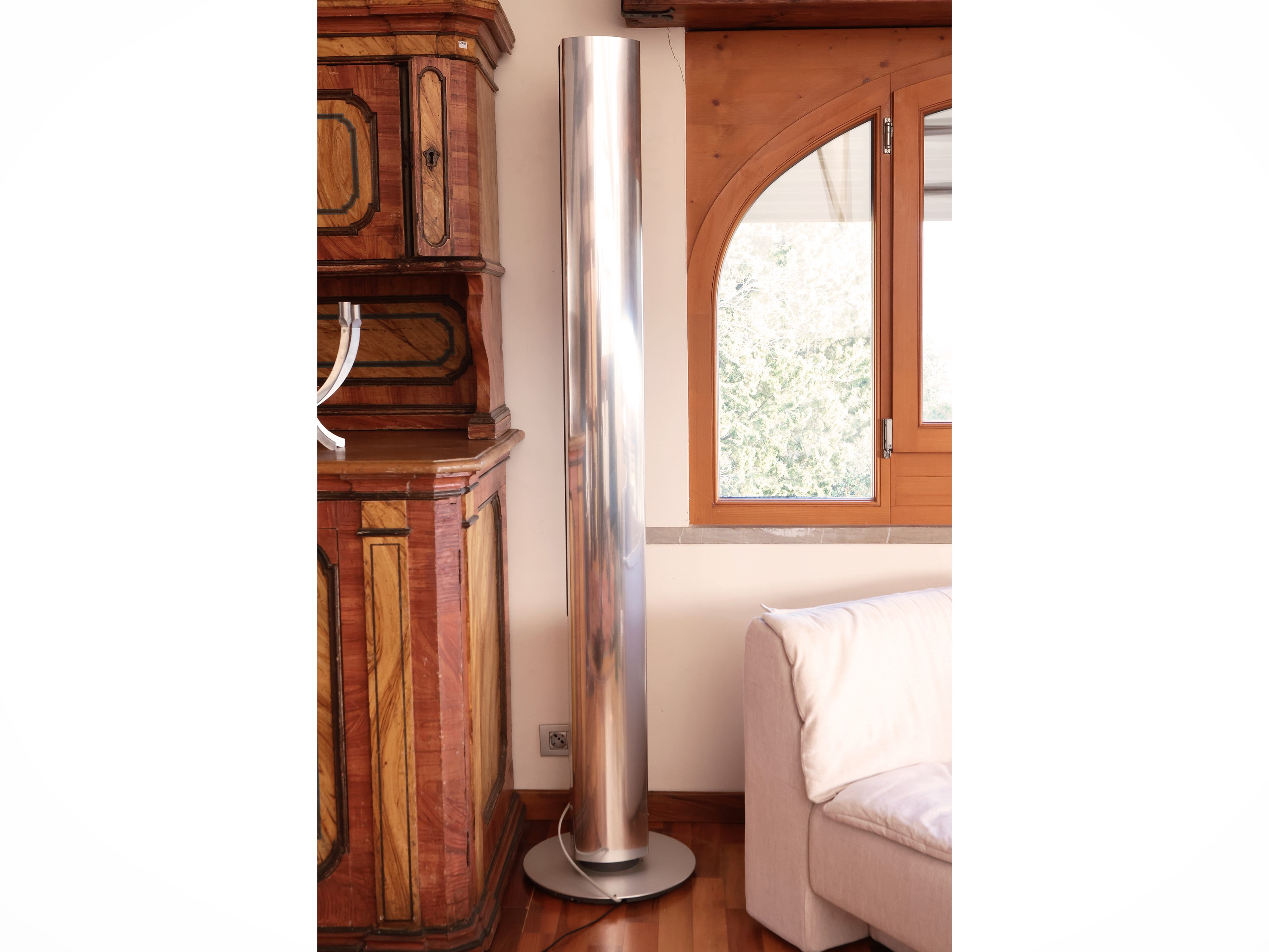 Due Altoparlanti Stereo Beolab 1 Silver, Jacob Jansen per Bang & Olufsen