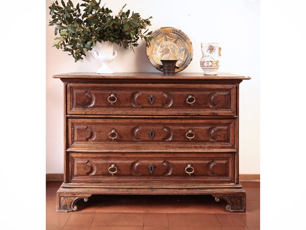 Drawing in walnut