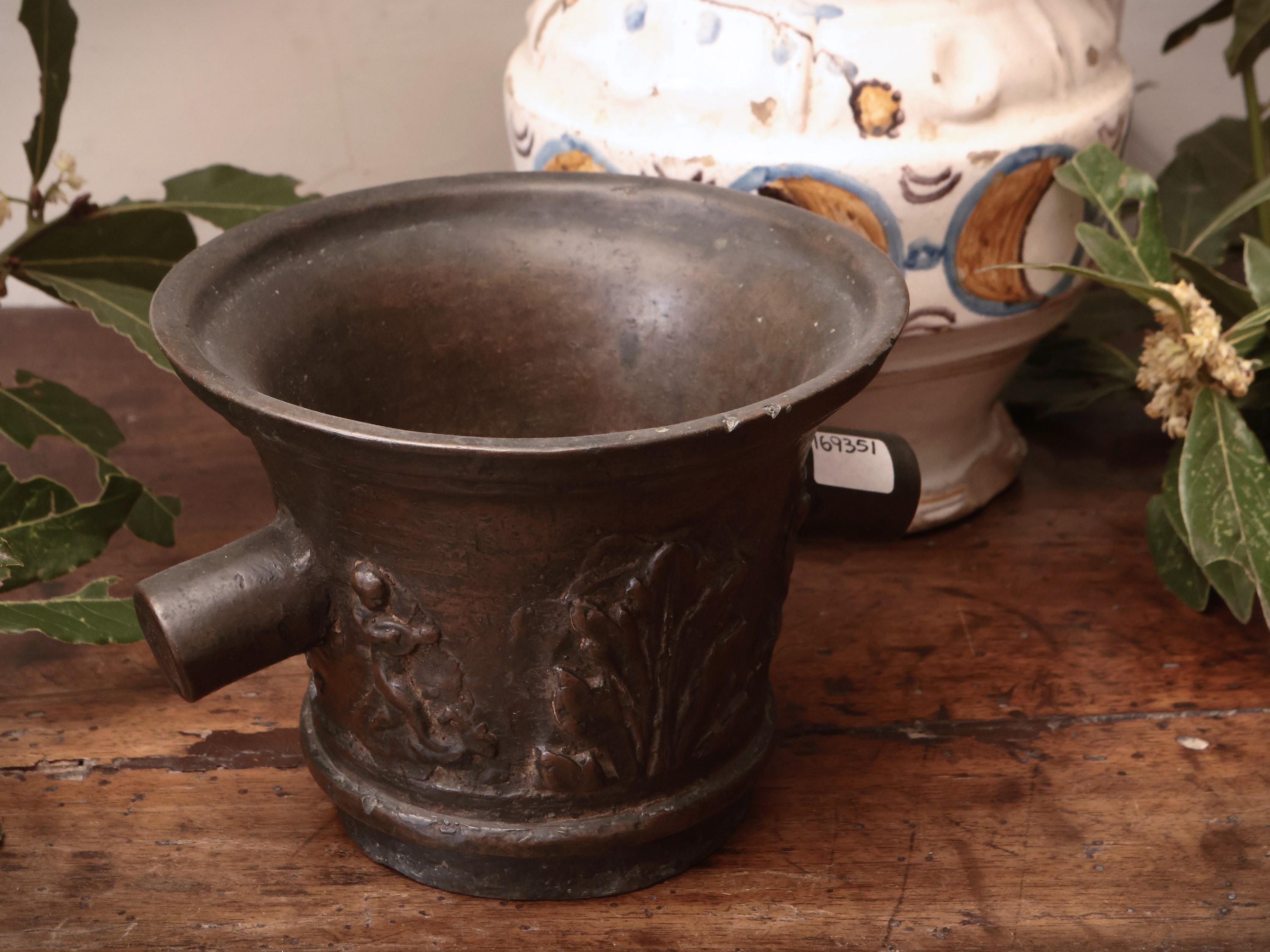 Antico Mortaio in Bronzo
