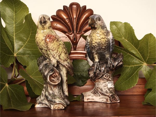Lotto di ceramiche decorative