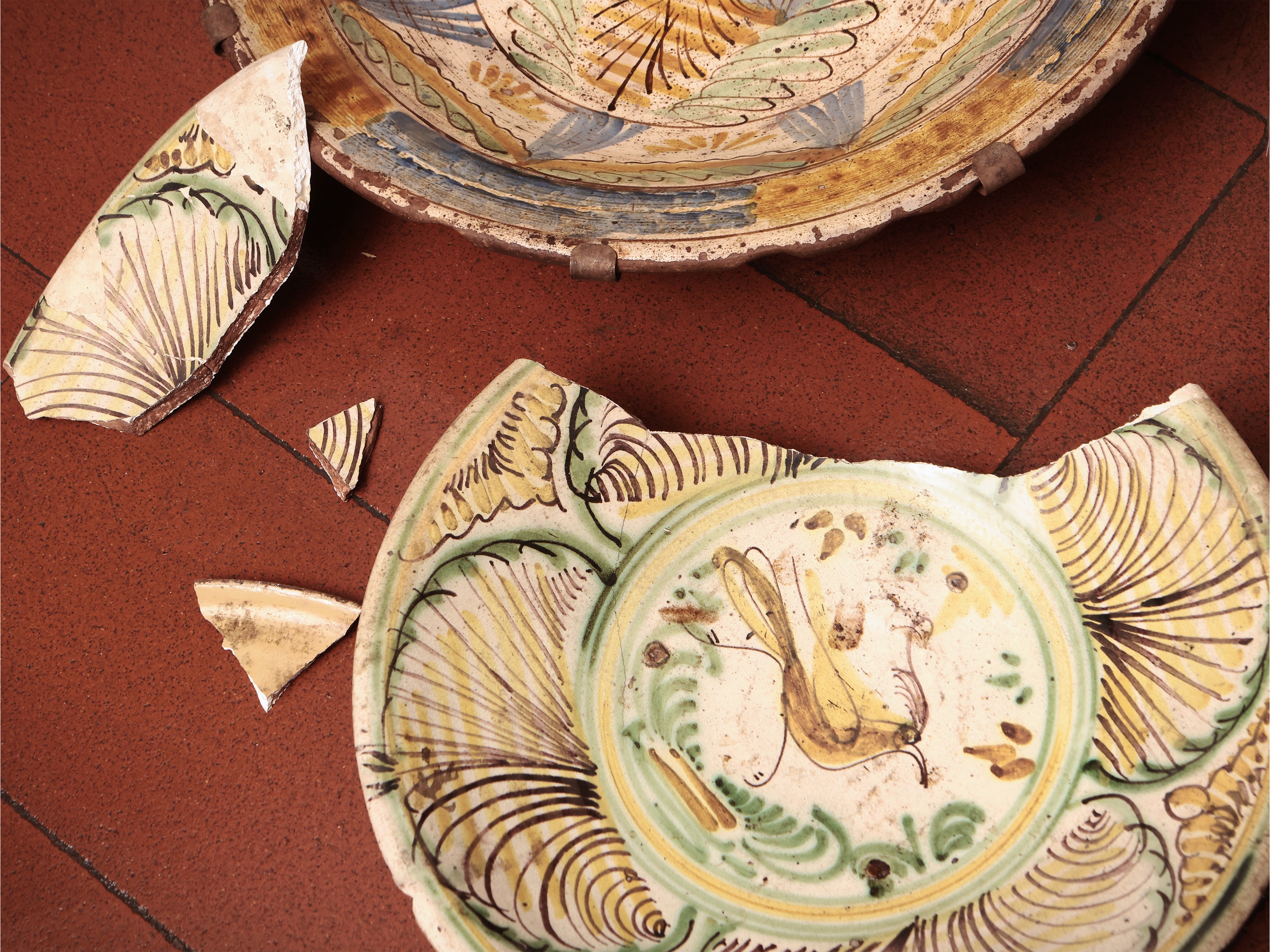 Lotto di Ceramiche Popolari D'epoca