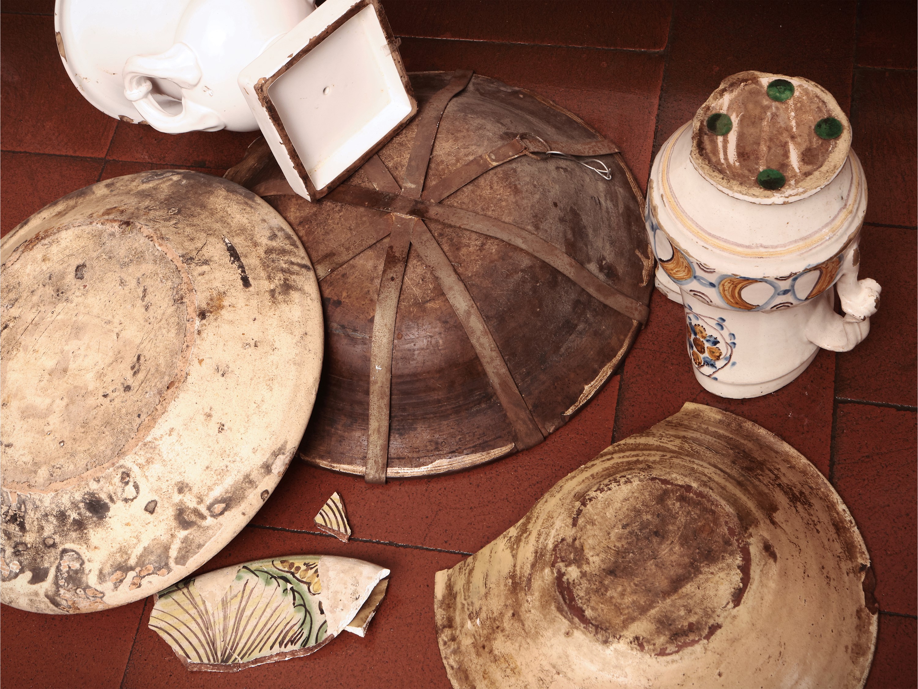 Lotto di Ceramiche Popolari D'epoca