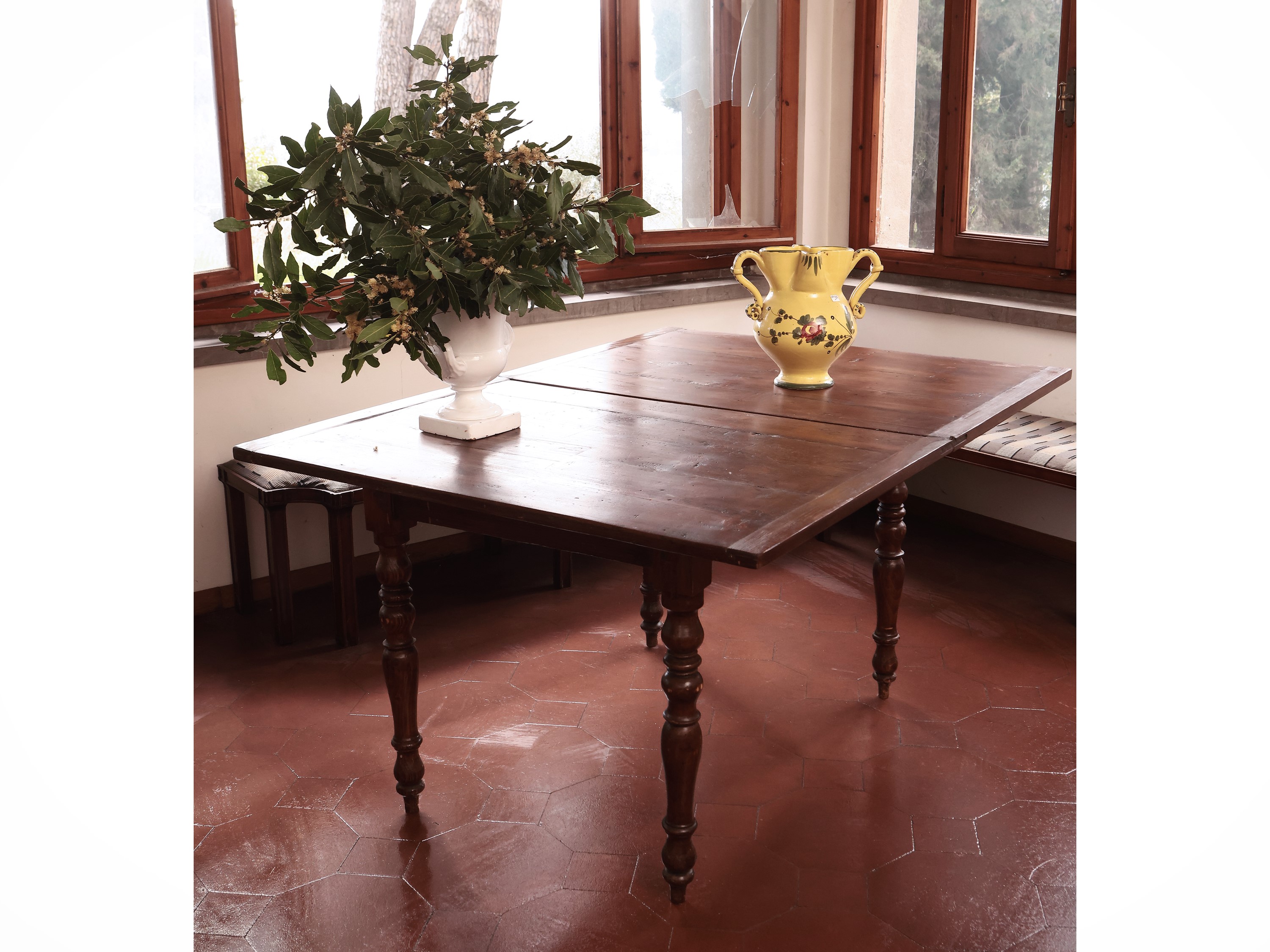 Tavolo da Pranzo Allungabile in Noce