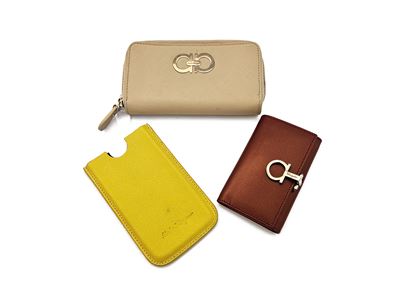 Salvatore Ferragamo - Lotto di Accessori in Pelle