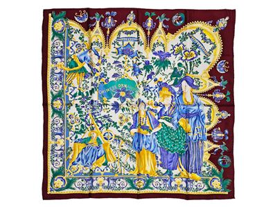 Versace Atelier - Foulard in Seta "chinese Ornamwnts"