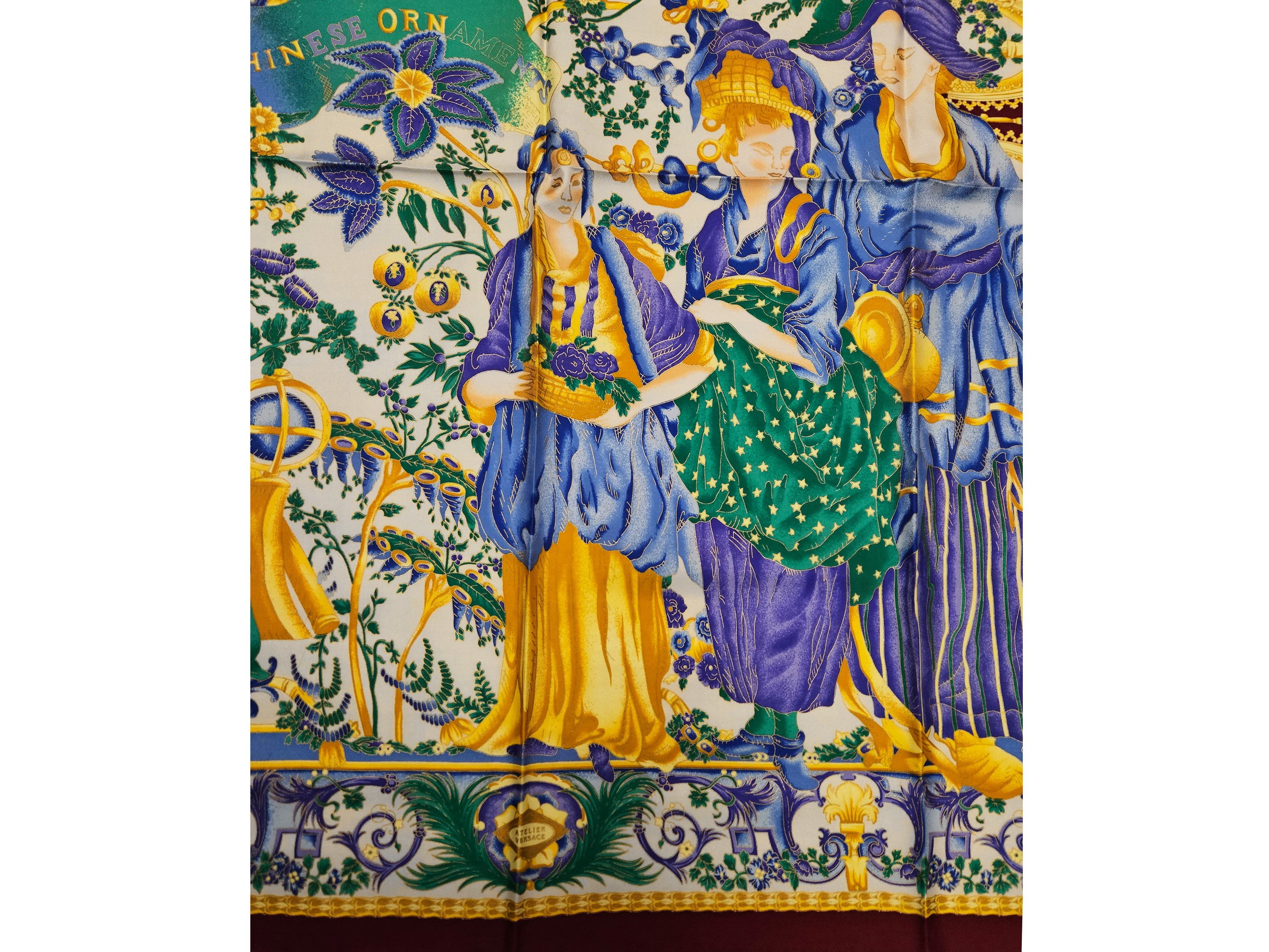 Versace Atelier - Foulard in Seta "chinese Ornamwnts"