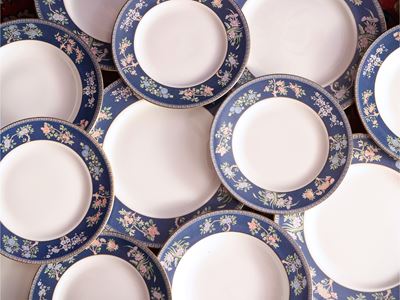 Servizio di Piatti in Porcellana, Decoro Blue Siam, Wedgwood